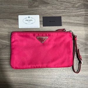 Prada Tessuto Wristlet